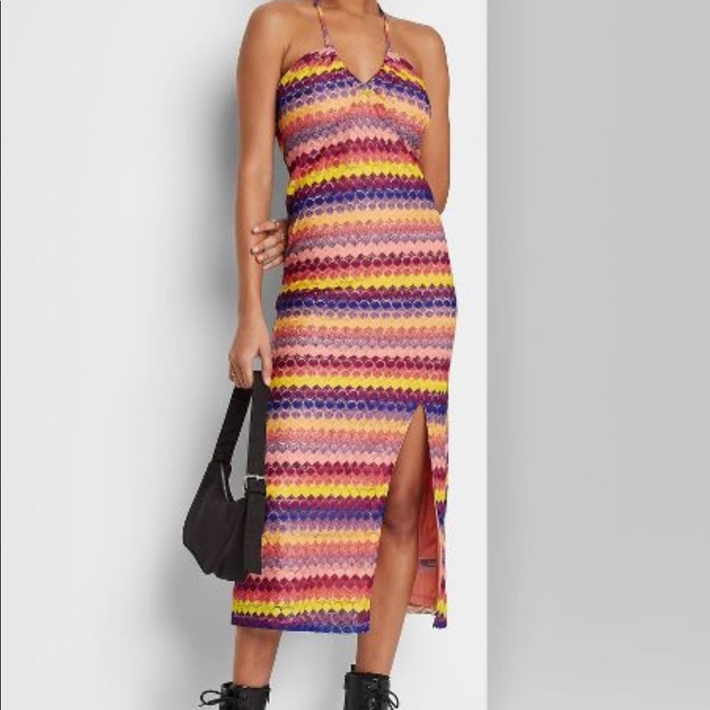 Crotchet slip dress